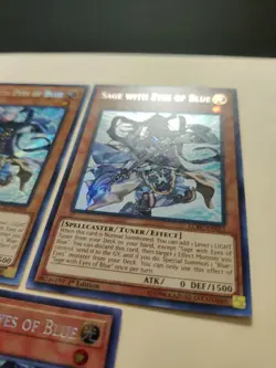 3x Sage With Eyes of Blue LCKC-EN015 Secret Rare 1st Edition/Unlimited VLP - Image 3