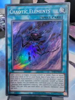 YuGiOh! Chaotic Elements OP30-EN011 Super Rare - Image 1