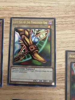 Exodia The Forbidden One Complete Set LOB-EN124 25th Anniversary Yugioh - Image 3