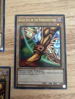 Exodia The Forbidden One Complete Set LOB-EN124 25th Anniversary Yugioh - Image 4