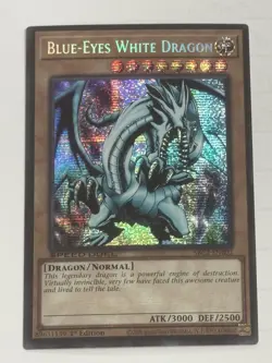 Yugioh! LP Blue-Eyes White Dragon - SBC2-ENB02 - Prismatic Secret Rare - 1st Edi - Image 1