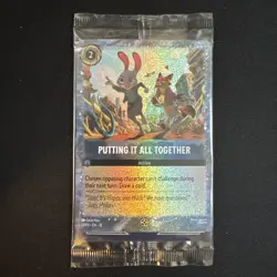 *Sealed* Putting It All Together - Zootopia 2 TCG Card Disney Lorcana 27/P3 - Image 1