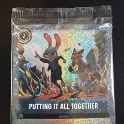 *Sealed* Putting It All Together - Zootopia 2 TCG Card Disney Lorcana 27/P3 - Image 4