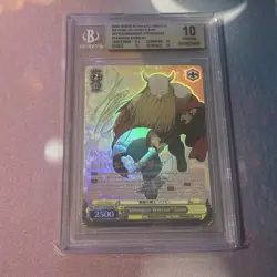 Weiss Schwarz “Strongest Warrior” Eisen SP S108-E008SP BGS 10 Pristine Beckett - Image 1
