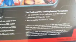 Pokemon TCG: Slashing Legends Tin Includes 5 Booster Packs Koraidon ex 2025 NEW 196214108745 - Image 4