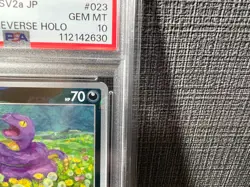 PSA 10 EKANS 023/165 MASTER BALL Reverse Holo Pokemon 151 GEM MINT #023 sv2a - Image 3