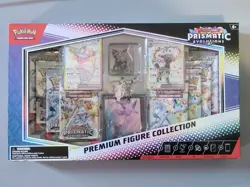 Pokemon Prismatic Evolutions Premium Figure Collection Espeon Umbreon SEALED BOX - Image 1