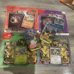 Pokemon TCG - Ascended Heroes Tech Sticker/2 Blister and Tin Bundle - New/Sealed - Image 1