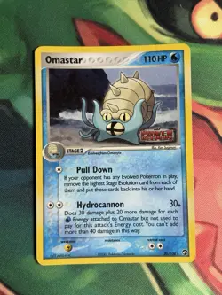 Omastar 20/108 Reverse Holo Rare Stamped EX Power Keepers Pokemon Card - Image 2