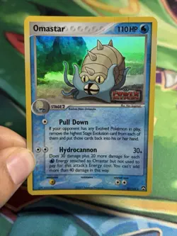 Omastar 20/108 Reverse Holo Rare Stamped EX Power Keepers Pokemon Card - Image 3