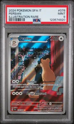 Pokemon Card Italian - Persian AR #078 - Segreto Fiabesco - PSA 9 MINT - - Image 2