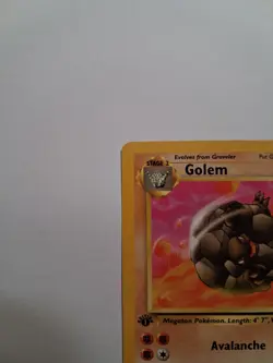 Pokemon Card Golem 36/62 First Edition fossil - Image 2