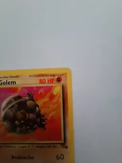 Pokemon Card Golem 36/62 First Edition fossil - Image 3