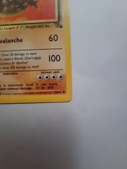 Pokemon Card Golem 36/62 First Edition fossil - Image 4