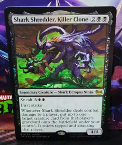 magic the gathering - FOIL! - Shark Shredder, Killer Clone - Legendary Creature - Image 1