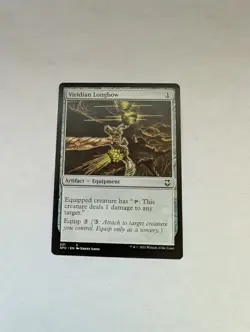 Viridian Longbow Near Mint, English Forgotten Realms Commander MTG Magic - Image 1