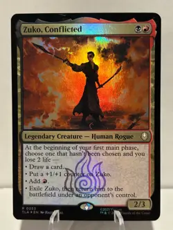 Zuko, Conflicted 253 R Avatar: The Last Airbender FOIL NM MTG - Image 1
