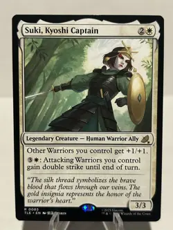 Suki, Kyoshi Captain 85 R Avatar: The Last Airbender: Eternal-Legal NM MTG - Image 1