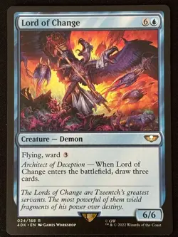 1x MTG Lord of Change - Universes Beyond: Warhammer 40,000 (40K) #24 - Magic - Image 1