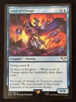 1x MTG Lord of Change - Universes Beyond: Warhammer 40,000 (40K) #24 - Magic - Image 3