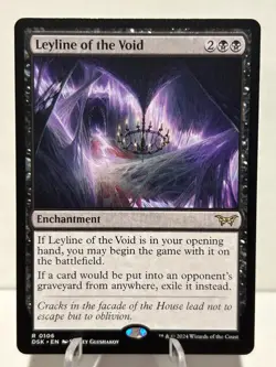 Leyline of the Void 106 R Duskmourn: House of Horror NM MTG - Image 1