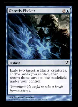 Ghostly Flicker LP Light Play Avacyn Restored MTG [7876] - Image 1