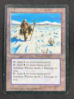 Adarkar Wastes - MTG - Ice Age - Magic: The Gathering - Heavy Play - Image 1