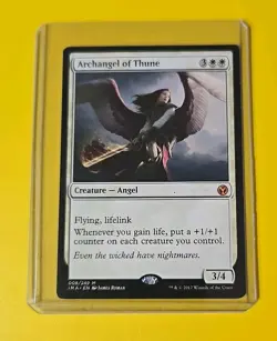 MTG Archangel of Thune Iconic Masters Regular Card, Near-Mint Condition - Image 1