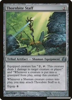 Thornbite Staff [MOR - 145] - LP [Normal] TCG MTG - Image 1