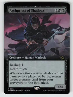Archpriest of Shadows (Extended Art)*Foil* MOM 356 NM - Image 1