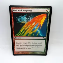 Guttural Response 208 Uncommon Shadowmoor Magic: The Gathering Lightly Played - Image 1