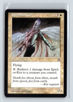 (4x) SPIRIT EN-KOR – MTG Magic the Gathering Card – Stronghold – Common - Image 1