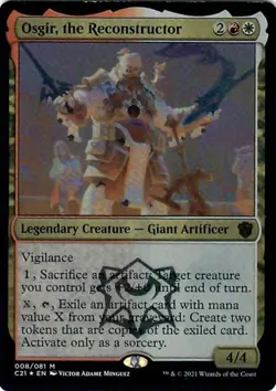 Osgir the Reconstructor - Foil - MtG Commander 2021 - R008 NM 2021 - Image 1