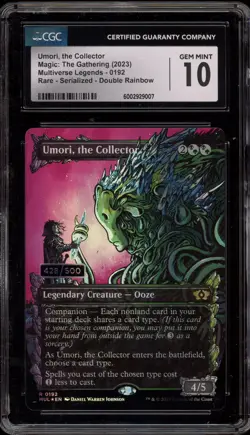 Magic The Gathering MTG Umori the Collector Multiverse Serialized 428/500 CGC 10 - Image 1