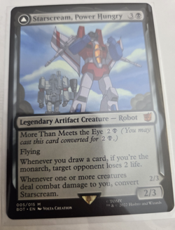 MTG, Starscream, Power Hungry Universes Beyond: Transformers Regular NM - Image 1