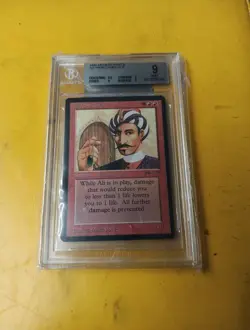 MTG Ali From Cairo, Arabian Nights, BGS 9, Graded, Rare!, Magic The Gathering - Image 1