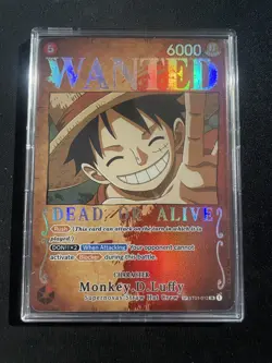 Monkey.D Luffy Wanted Poster ST01-012 Pillars of Strength One Piece Card TCG - Image 1