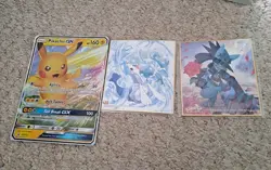 Pokemon Jumbo card promo SM232 and japanese Art cards. - Image 1