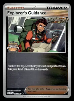 Explorer's Guidance 147/162 Reverse Holo Regional Championship Pokemon Card - Image 1