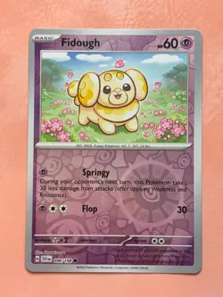 Fidough~ Reverse Holo~Cute Pokemon Cards~ Pretty in Pink & Pastel Gallery - Image 1