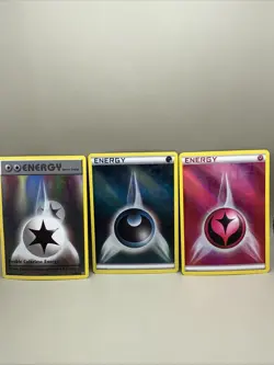 Pokemon Evolutions Reverse Holo Energy (3) Card Mixed Lot - Image 1