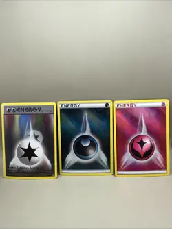 Pokemon Evolutions Reverse Holo Energy (3) Card Mixed Lot - Image 2