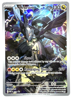 N's Zekrom -MEP 031 Pokemon Ascended Heroes Black Star Promo Card - Image 1