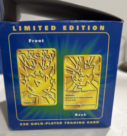 24k Gold Plated Togepi Pokemon Trading Card pokeball NIB - Image 1