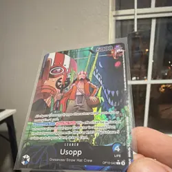 Usopp OP10-042: One Piece Card Game Leader Holo 5000 Power - Image 3