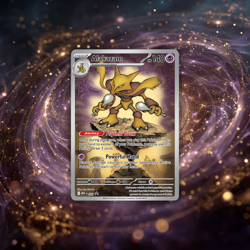 Alakazam 009 Pokemon Black Star Promo Card | Mega Evolution | NM - Image 1