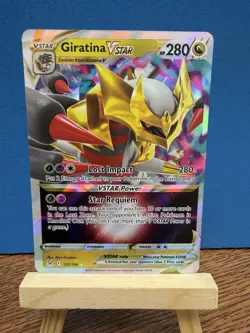 Pokemon TCG Giratina VSTAR 131/196 Lost Origin Ultra Rare Sword & Shield Card - Image 1