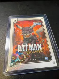 Pikachu as The Batman Who Laughs #178 Holo Heroes & Villains DC Fan Art Card - Image 1