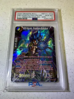 Dragon Ball Super SSB Gogeta PSA 10 Technique Unchained Foil Card BT11-012 - Image 1