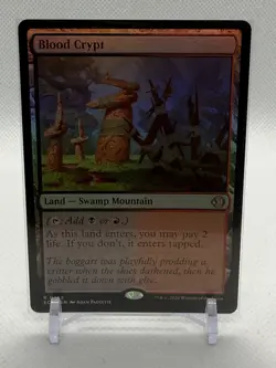 Blood Crypt #262- Lorwyn Eclipsed (ECL) Foil Rare Land Magic The Gathering Card - Image 1